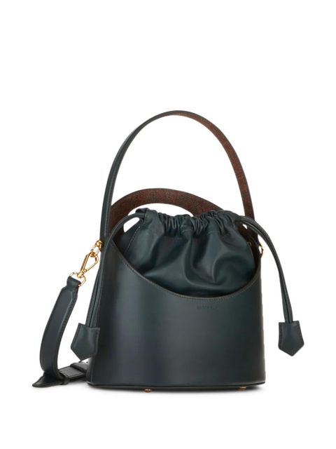 ETRO Saturno leather bucket bag - Green