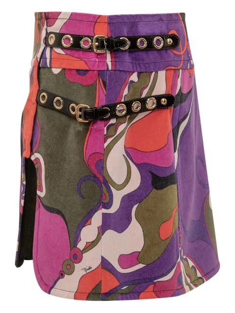 PUCCI buckle mini skirt - Purple - zdjęcie produktu nr 2