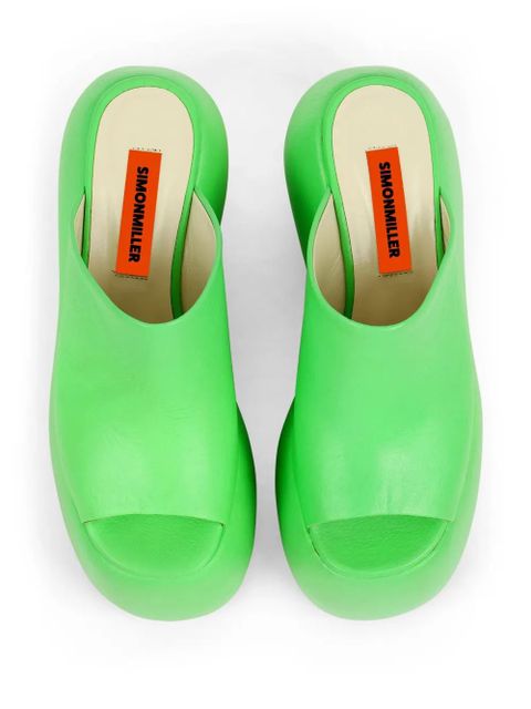 Simon Miller Bubble 100mm wedge sandals - Green