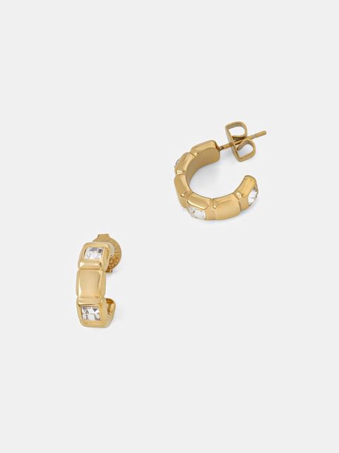 Guess kolczyki damskie ze stali nierdzewnej ACE OF DIAMONDS - zdjęcie produktu nr 2