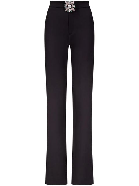 AREA crystal brooch trousers - Black - zdjęcie produktu nr 1