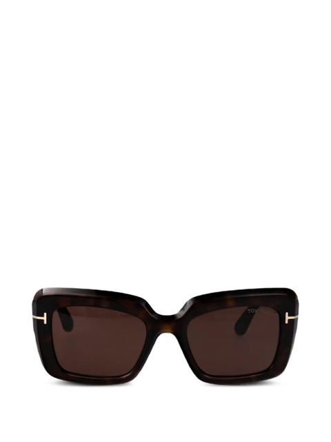 TOM FORD Eyewear square-frame sunglasses - Brown - zdjęcie produktu nr 1