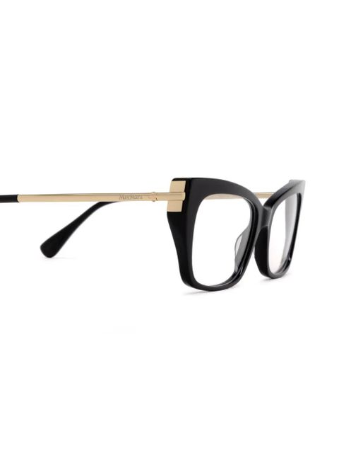 Max Mara Eyewear rectangle-frame glasses - Black
