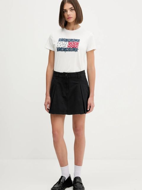 Tommy Jeans t-shirt bawełniany damski kolor biały DW0DW20897 - zdjęcie produktu nr 2