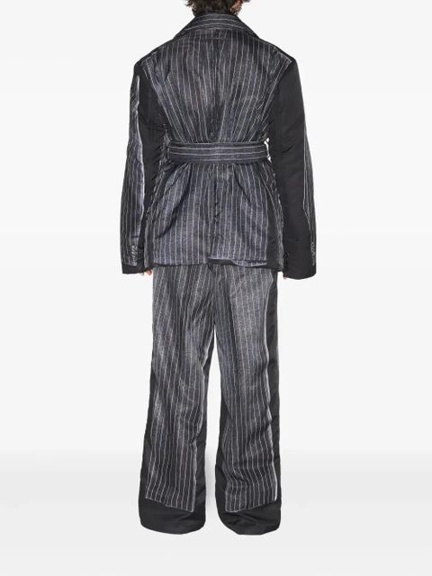 Jean Paul Gaultier trompe-l'oeil padded jacket - Black