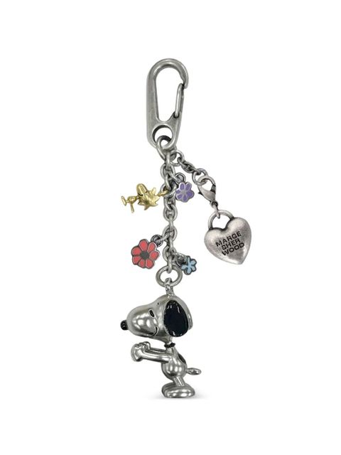 Marge Sherwood x Peanuts flower heart charm keychain - Silver - zdjęcie produktu nr 1