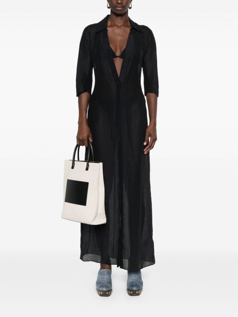 Givenchy 4G-embroidered maxi dress - Black - zdjęcie produktu nr 2