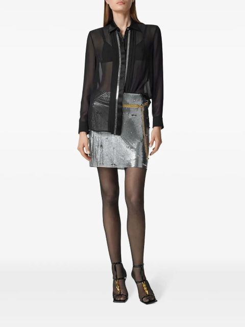 Versace Cielo Stellato mini skirt - Grey - zdjęcie produktu nr 2