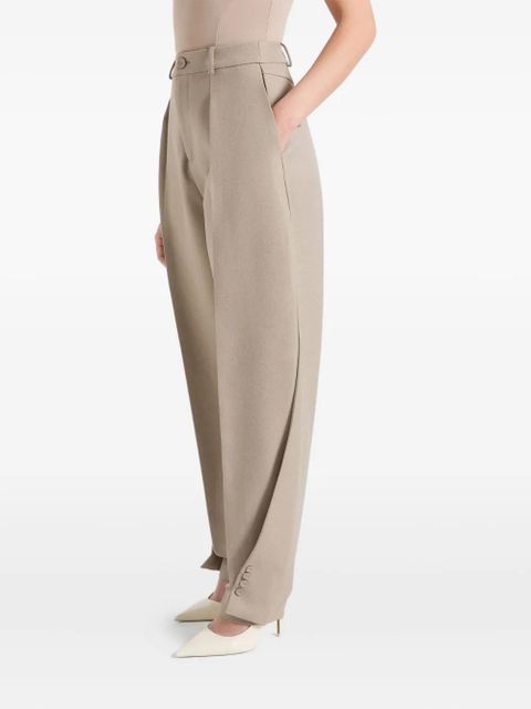 Manière De Voir Sophie Twist Leg tailored trousers - Brown
