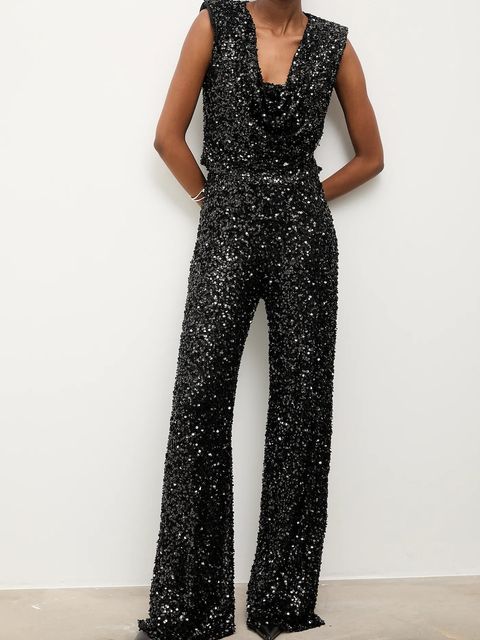 Answear.LAB spodnie damskie kolor czarny proste high waist - zdjęcie produktu nr 1