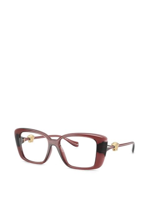 Versace butterfly-frame glasses - Red - zdjęcie produktu nr 2