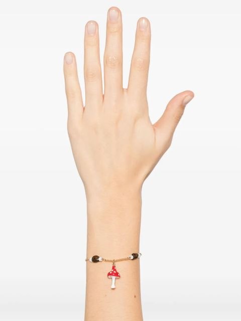 Miu Miu Mushroom bracelet - Gold