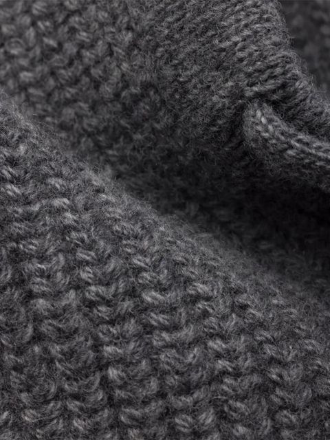 Prada triangle-logo balaclava - Grey - zdjęcie produktu nr 2