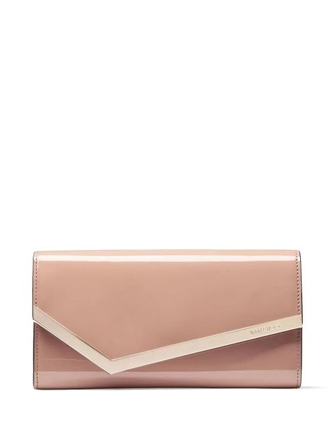 Jimmy Choo Emmie gold-detail clutch bag - Neutrals - zdjęcie produktu nr 1