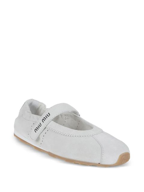 Miu Miu strap ballet flats - Neutrals - zdjęcie produktu nr 2