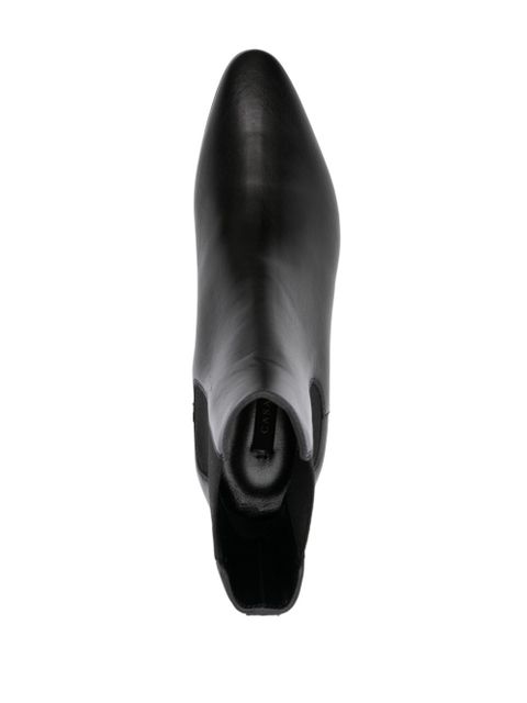 Casadei 50mm leather boots - Black