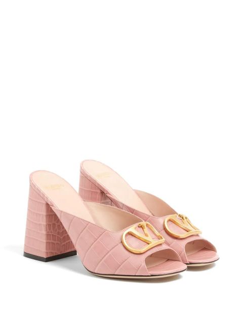 Valentino Garavani vlogo slide sandals - Pink - zdjęcie produktu nr 2