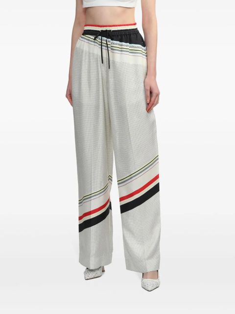 3.1 Phillip Lim Liberty wide-leg silk trousers - Neutrals