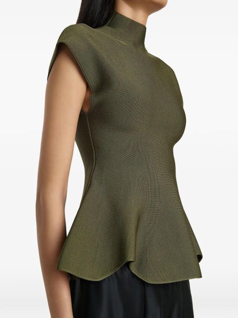 KHAITE Andra top - Green