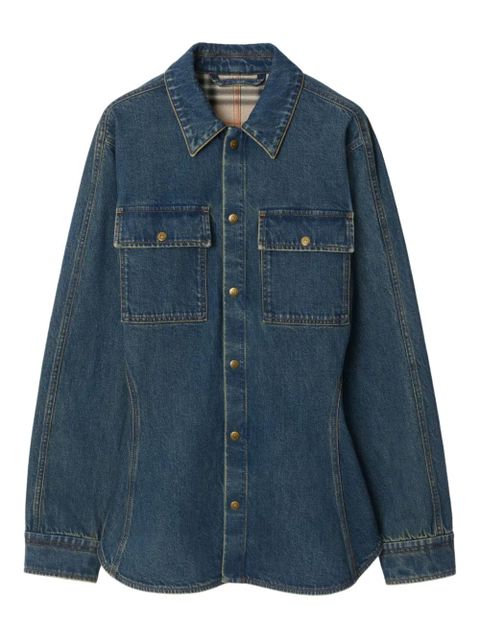Burberry press-stud denim shirt - Blue - zdjęcie produktu nr 1