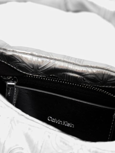 Calvin Klein torebka kolor srebrny LV04F3444G