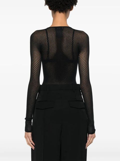 WARDROBE.NYC x RHW Web bodysuit - Black