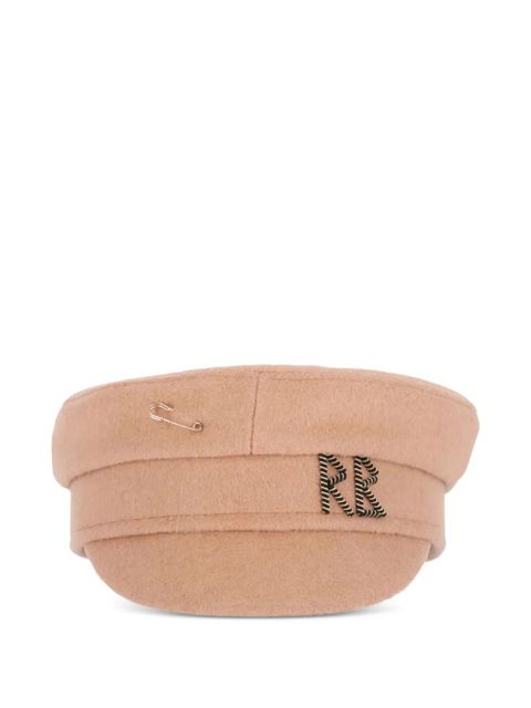 Ruslan Baginskiy wool safety-pin sailor cap - Neutrals - zdjęcie produktu nr 1