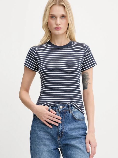 Hollister Co. t-shirt damski kolor granatowy KI339-5131