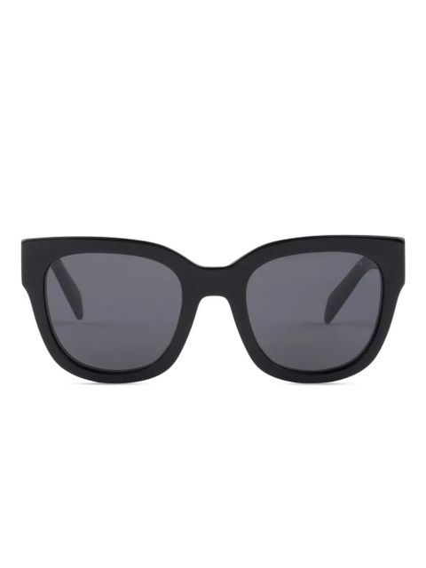 Prada Eyewear logo rectangle-frame sunglasses - Black - zdjęcie produktu nr 1