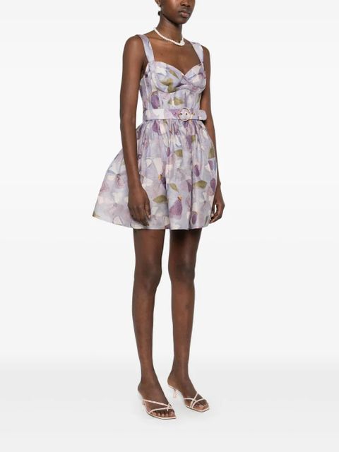 ZIMMERMANN Dawning mini dress - Purple