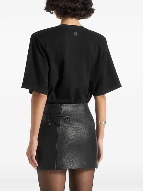 Manière De Voir Mia wide-shoulder bodysuit T-Shirt - Black