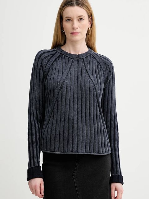 G-Star sweter bawełniany 0 damski kolor niebieski lekki D27725.D630 - zdjęcie produktu nr 1