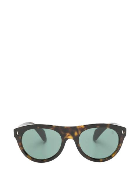 Moncler Eyewear tortoiseshell-effect sunglasses - Brown - zdjęcie produktu nr 1