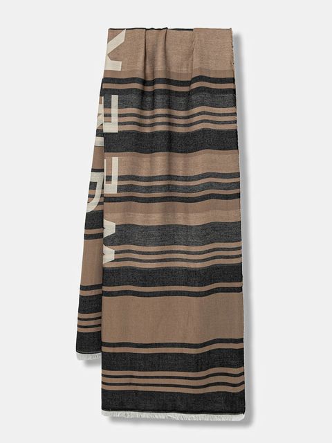 Weekend Max Mara szal AGALLO damski kolor czarny wzorzysty 2615541084600 - zdjęcie produktu nr 1