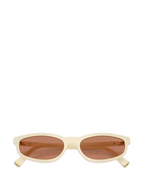 Miu Miu Eyewear oval-frame sunglasses - Neutrals