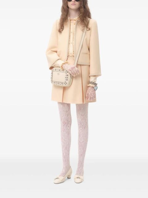 Valentino Garavani mini Crepe Couture skirt - Neutrals