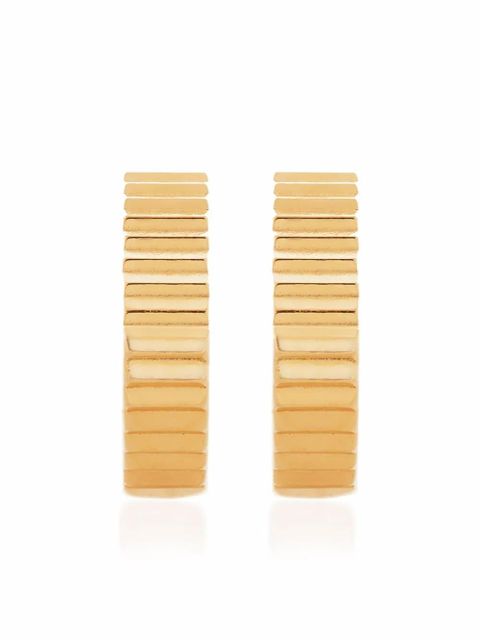 Monica Vinader Disco huggie earrings - Gold - zdjęcie produktu nr 1