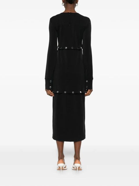 Sportmax shortenable black dress