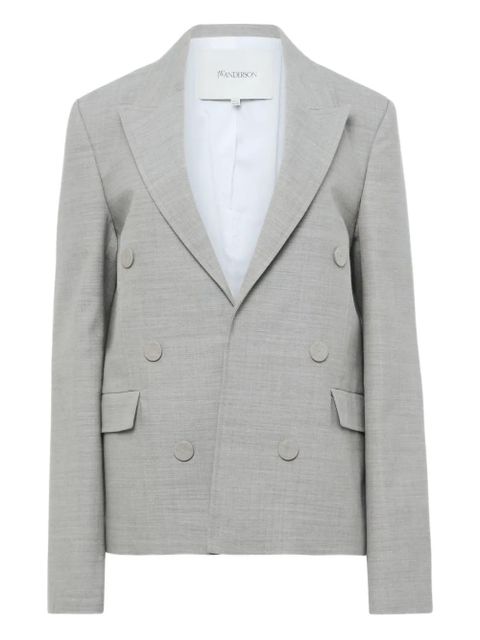 JW Anderson double-breasted wool blazer - Grey - zdjęcie produktu nr 1