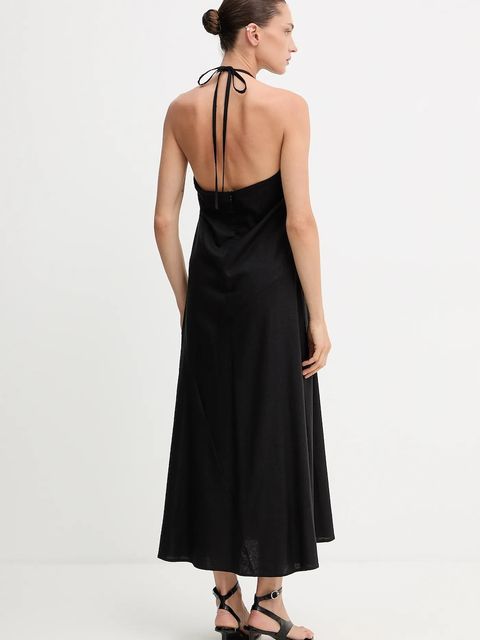 Gestuz sukienka z domieszką lnu