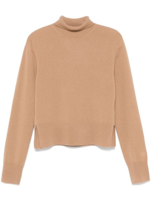 TOTEME 'Cropped Turtleneck' turtleneck sweater - Neutrals - zdjęcie produktu nr 1