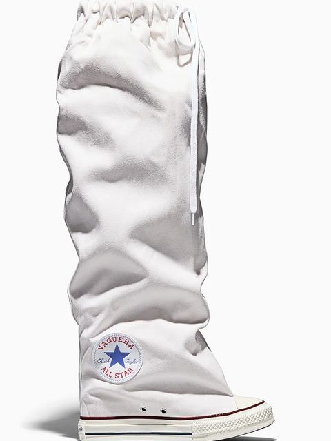 Converse trampki Converse x Vaquera Chuck Taylor All Star Wedge XX-HI kolor biały A17690C - zdjęcie produktu nr 1