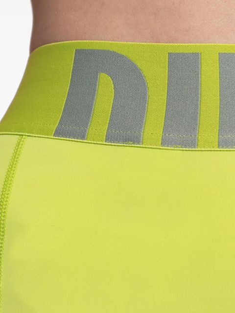 Diesel logo-waistband leggings - Green