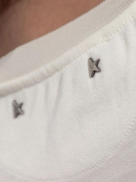 Golden Goose star-embellished printed T-shirt - White