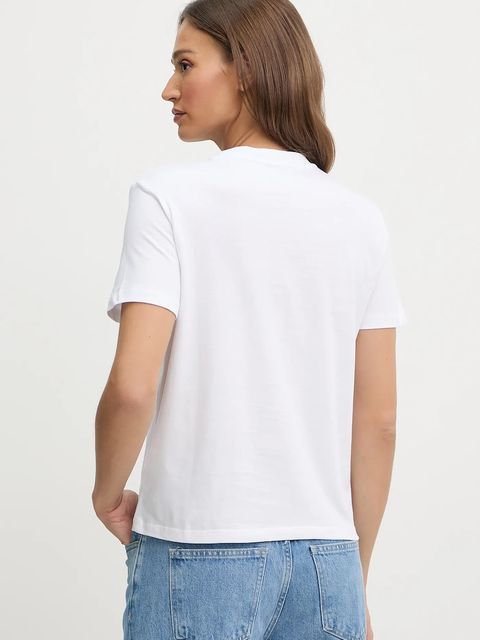 Calvin Klein Jeans t-shirt bawełniany damski kolor czarny LV047C905G