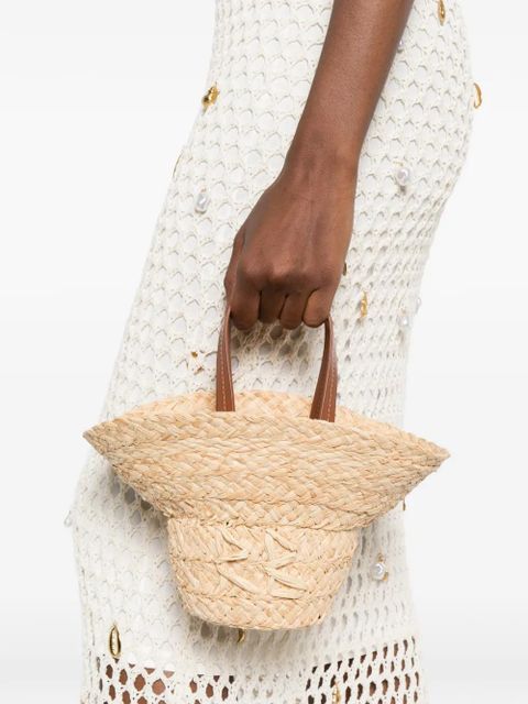 Ruslan Baginskiy hat-shaped straw tote bag - Neutrals - zdjęcie produktu nr 2