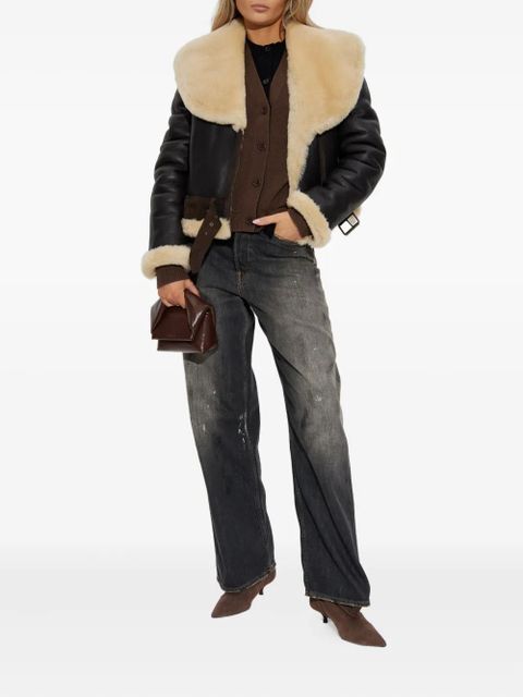 JW Anderson button-front wool cardigan - Brown - zdjęcie produktu nr 2