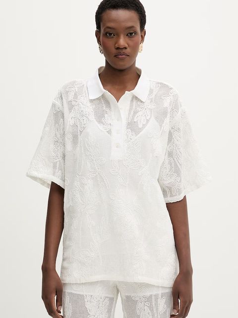 Isabelle Blanche polo damskie bawełniane - zdjęcie produktu nr 2