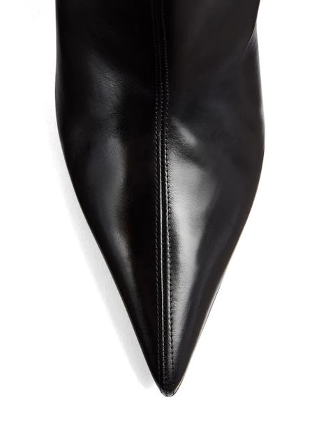 KHAITE Bella knee-high boots - Black