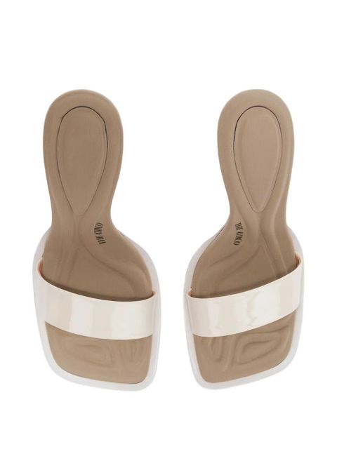 The Attico leather heeled mules - White - zdjęcie produktu nr 2